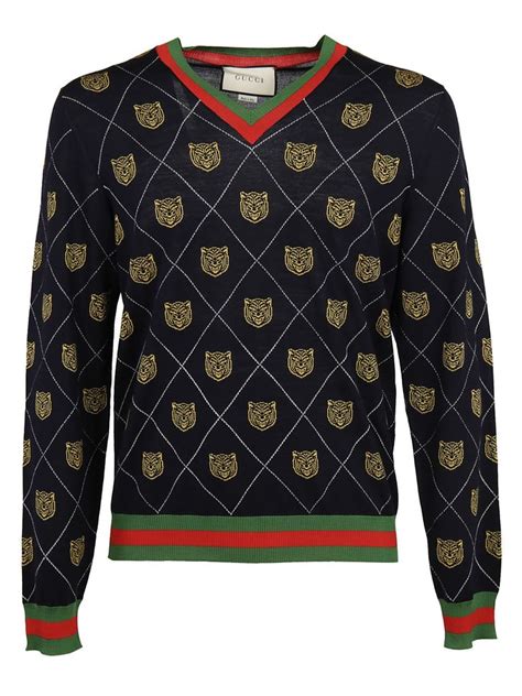 gucci multi color sweater|gucci sweater on blackish.